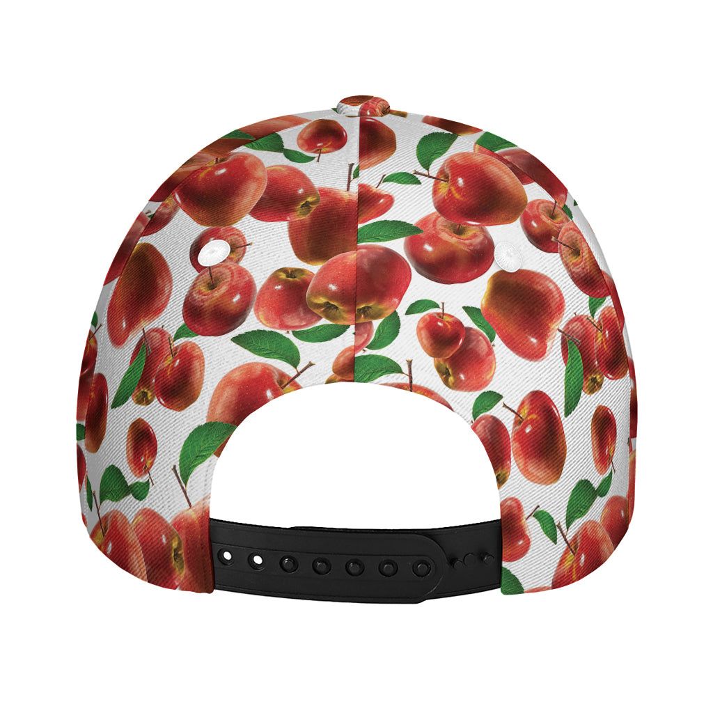 Red Apple Pattern Print Baseball Cap