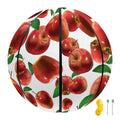Red Apple Pattern Print Basketball