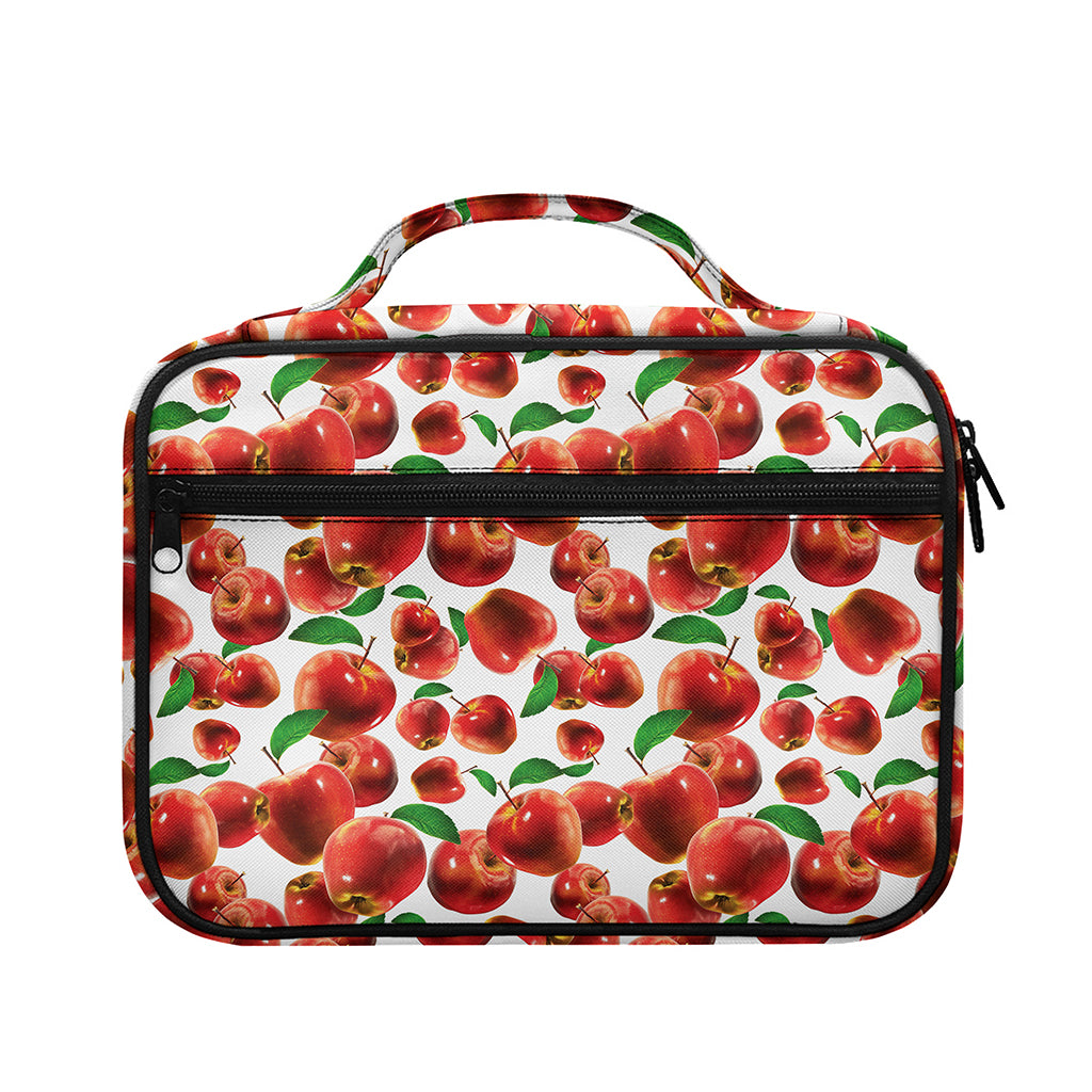 Red Apple Pattern Print Briefcase Bible Bag