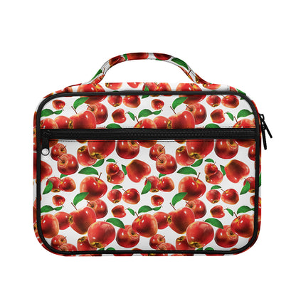 Red Apple Pattern Print Briefcase Bible Bag