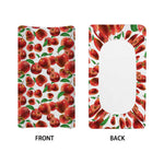 Red Apple Pattern Print Changing Pad Cover