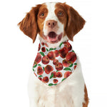 Red Apple Pattern Print Dog Bandana