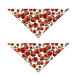 Red Apple Pattern Print Dog Bandana