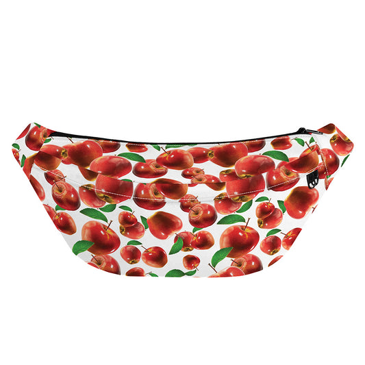 Red Apple Pattern Print Fanny Pack