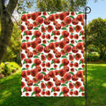 Red Apple Pattern Print Garden Flag