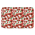 Red Apple Pattern Print Indoor Door Mat