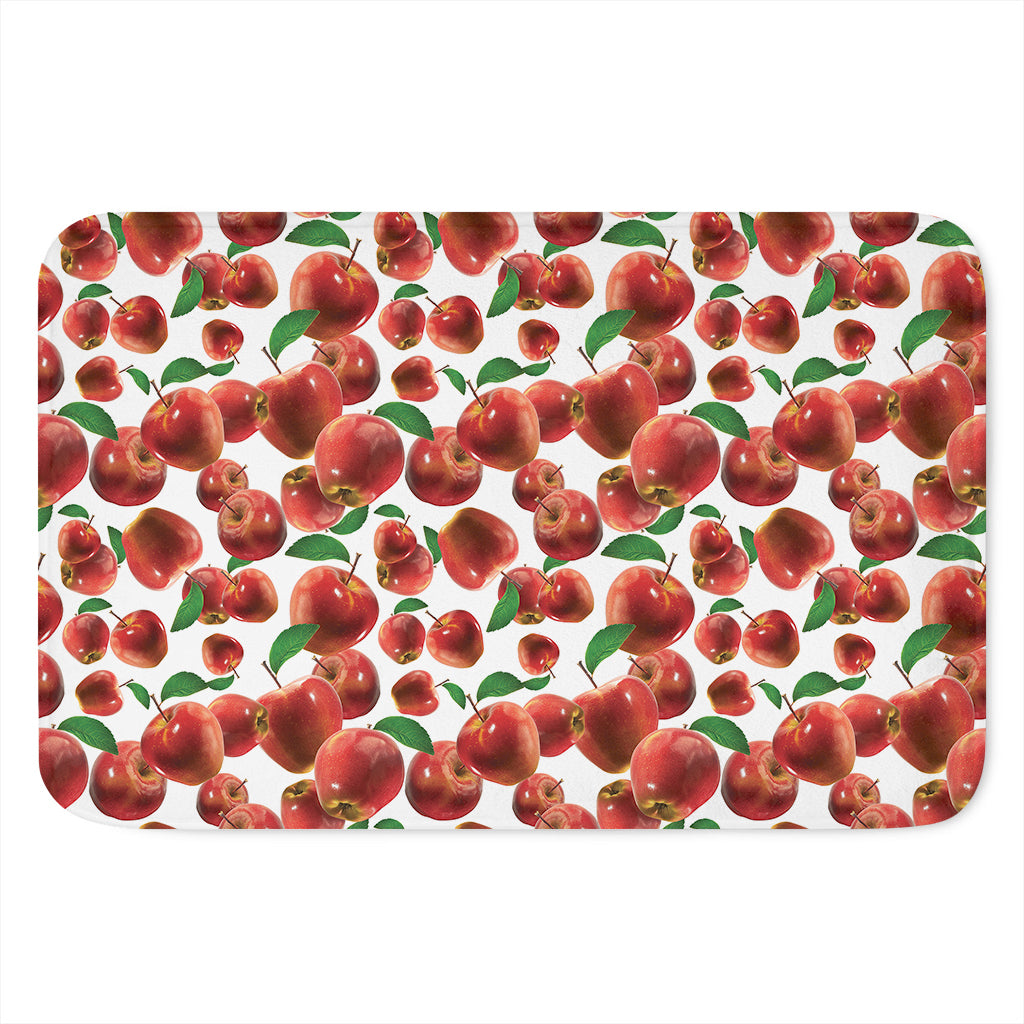 Red Apple Pattern Print Indoor Door Mat