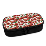 Red Apple Pattern Print Insulin Cooler Travel Case