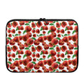 Red Apple Pattern Print Laptop Sleeve
