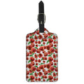 Red Apple Pattern Print Luggage Tag