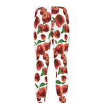 Red Apple Pattern Print Men's leggings