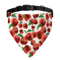 Red Apple Pattern Print Over The Collar Dog Bandana