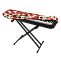 Red Apple Pattern Print Piano Keyboard Cover