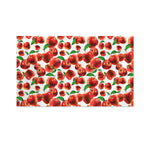 Red Apple Pattern Print Polyester Flag