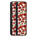 Red Apple Pattern Print Refrigerator Handle Covers