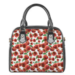 Red Apple Pattern Print Shoulder Handbag