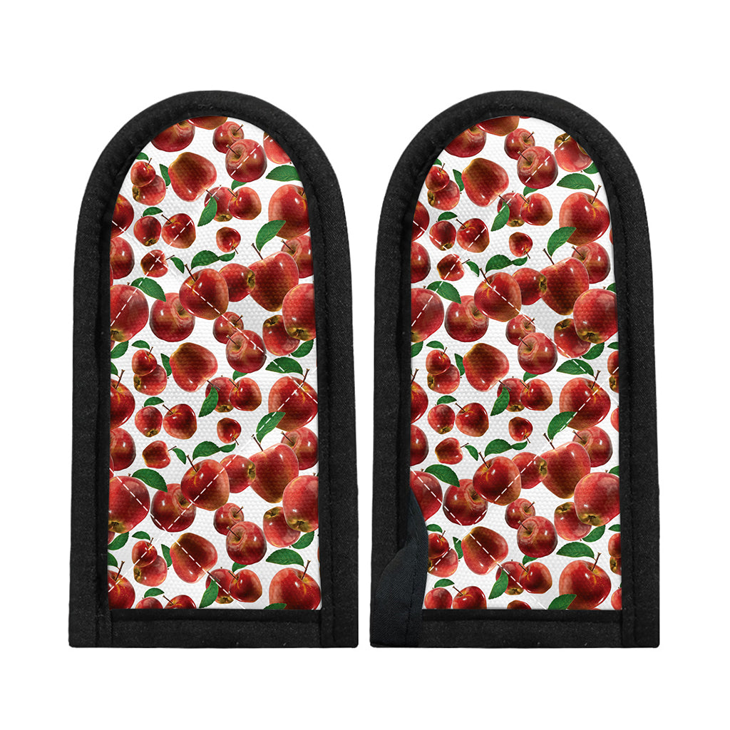 Red Apple Pattern Print Skillet Handle Cover