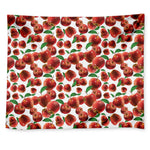 Red Apple Pattern Print Tapestry