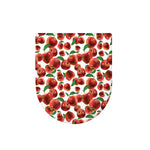 Red Apple Pattern Print Toilet Lid Cover