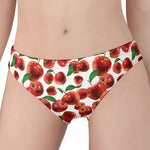 Red Apple Pattern Print Women's Panties
