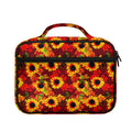 Red Autumn Sunflower Pattern Print Briefcase Bible Bag