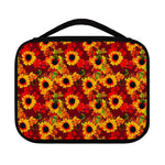 Red Autumn Sunflower Pattern Print Classic Bible Case
