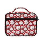 Red Baseball Pattern Print Briefcase Bible Bag