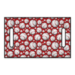 Red Baseball Pattern Print Golf Cart Seat Cover