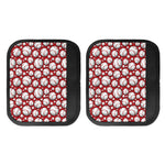 Red Baseball Pattern Print Handle Covers