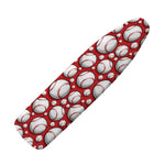 Red Baseball Pattern Print Ironing Board Cover