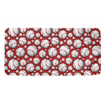 Red Baseball Pattern Print Towel