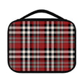 Red Black And White Border Tartan Print Classic Bible Case