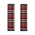 Red Black And White Border Tartan Print Handle Covers