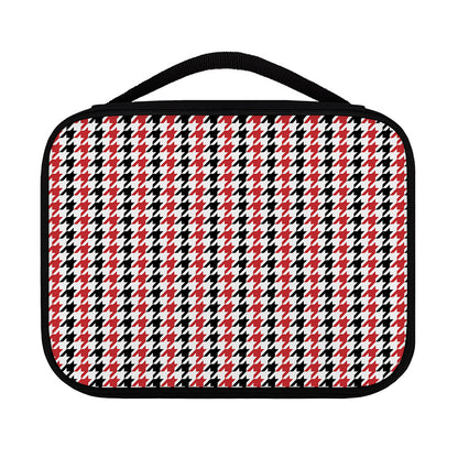 Red Black And White Houndstooth Print Classic Bible Case