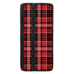 Red Black And White Scottish Plaid Print Refrigerator Handle Covers
