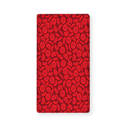 Red Blood Cells Pattern Print Baby Crib Sheet