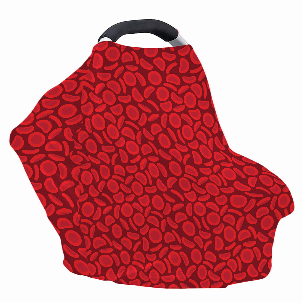 Red Blood Cells Pattern Print Baby Seat Cover