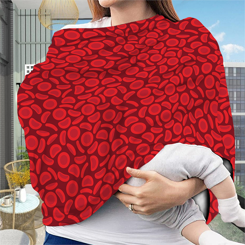Red Blood Cells Pattern Print Baby Seat Cover