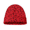 Red Blood Cells Pattern Print Beanie