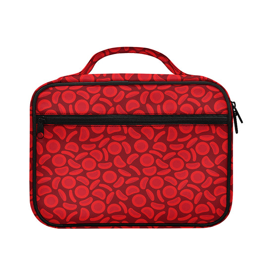 Red Blood Cells Pattern Print Briefcase Bible Bag