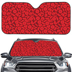 Red Blood Cells Pattern Print Car Windshield Sun Shade