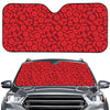 Red Blood Cells Pattern Print Car Windshield Sun Shade