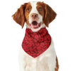 Red Blood Cells Pattern Print Dog Bandana