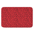 Red Blood Cells Pattern Print Indoor Door Mat