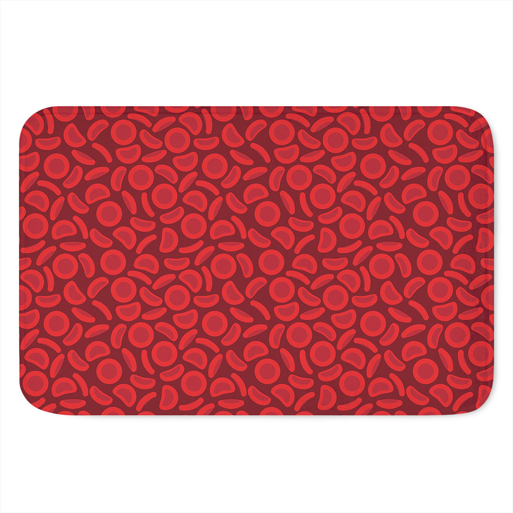 Red Blood Cells Pattern Print Indoor Door Mat