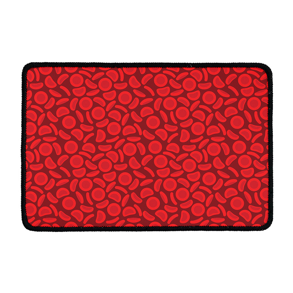 Red Blood Cells Pattern Print Kitchen Mat