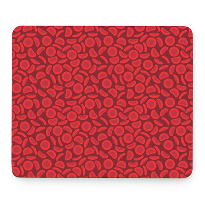 Red Blood Cells Pattern Print Mouse Pad