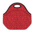 Red Blood Cells Pattern Print Neoprene Lunch Bag