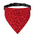 Red Blood Cells Pattern Print Over The Collar Dog Bandana