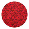 Red Blood Cells Pattern Print Round Blanket